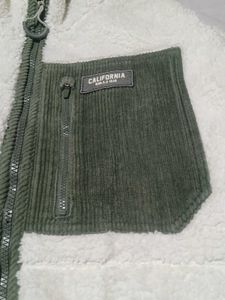 Olive Green Hooded Jacket