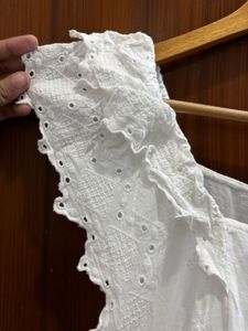 White Embroidered Dress