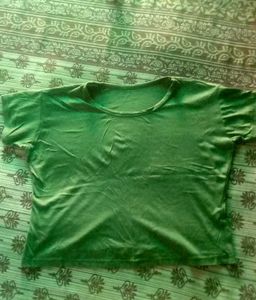 Green Relaxed Fit Tee