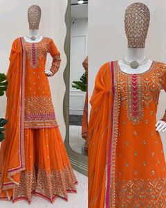 Top Sharara Dupatta Set 👌😍