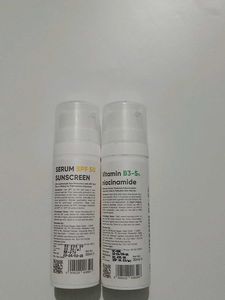 COSIQ Sunscreen &amp; Face Serums (2 Combo) 30ml+30ml
