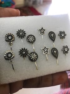 6 Pair Of Ear Stud Or Nose Stud
