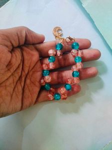 Charm Glass Beaded Bracelet
