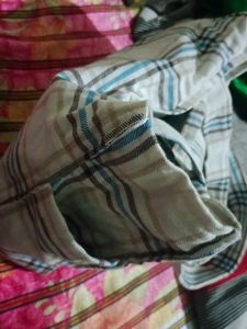 Color Block Canvas Tote Bag