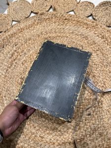 Wooden Vintage Box With Brass