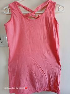 Peach Colour T -shirt 👕 ( S - Size)