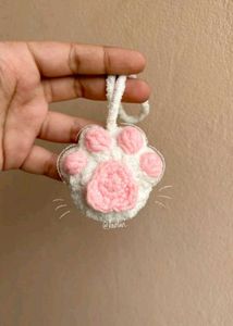 Crochet Paw Print Ornament🎀
