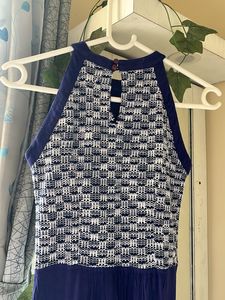 Stylish Blue Maxi Dress