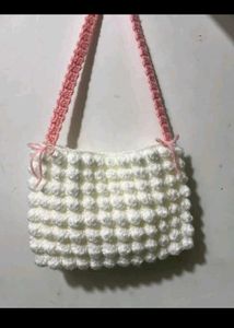 Handmade Crocheted Shoulder Bag