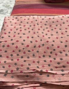 Crush Cotton Suit Material With Linning 💓