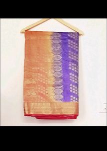 Violet And Pink Saree