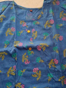 Printed Kurta With Beautiful Colour Combination