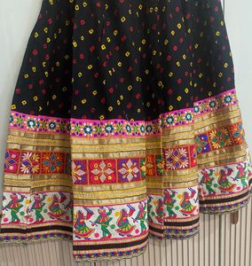 Black Navratri Chaniya Choli