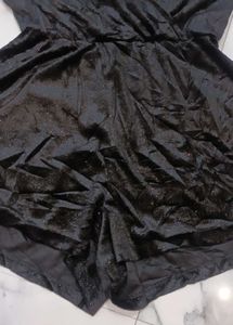 Sparkly Black Playsuit size S