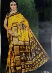 Dolo Silk Material Saree Brand New