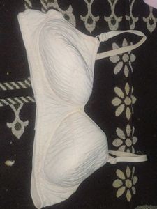 Vintage White Bra