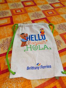 Hand-made Reusable Cotton Febric Bucket For Kids