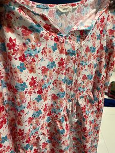 3xl Floral Tunic