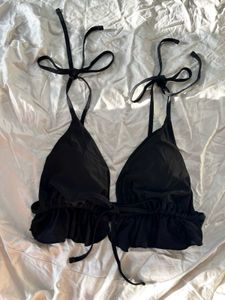 Shein Bralette Black Backless Top