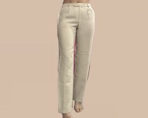 Cream Summer Trousers Women