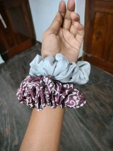 2 Scrunchies At 99/-. 🤩