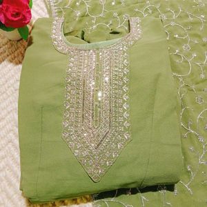 Elegant Pink Anarkali Kurta Set