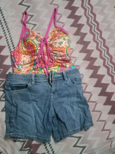 Sexy Paisley Print Swimsuit