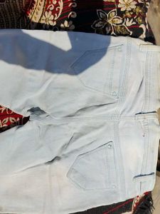 Denim Scratches Jeans