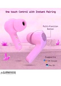 Pink Wireless Earbuds
