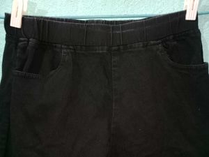 🌑 Dark Black Jeans For Girls 30 Inch waist