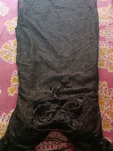 A New Black Customized Kurta Set