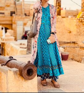 Floral Duster &amp; Dress Set