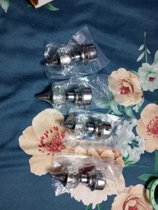 4 Piece Curtain Rod Finials 1 inch size pipe holde