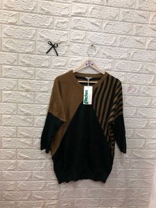 Stylish Color Block Knit Top