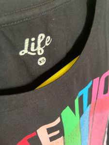 Unisex Black Partywear T-shirt