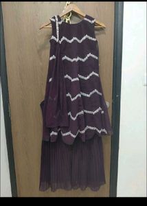 Kids Wine Colour Three Piece Suit