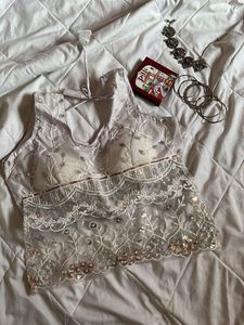 y2k Chatpata top with full coverage(extra sleeves)