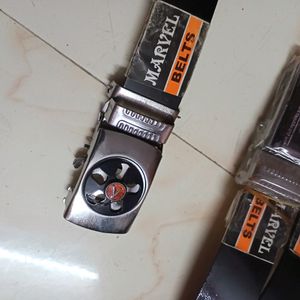 6pcs Combo Marvel Men&#39;s Belts