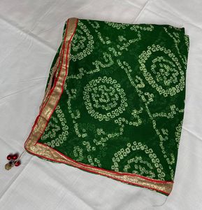 Bandhej Wedding Wear Saree