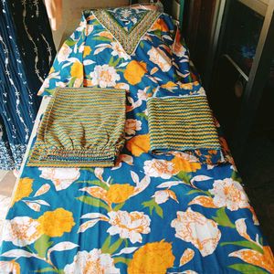 Jaipuri Cotton 3 Piece Set For Women