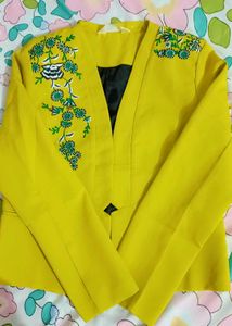 Pannkh Blazer Lime Green