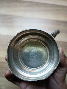 vintage Wiskemann silver-plated teapot