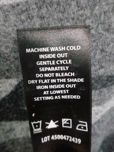 Grey And Black Coloured Sweat Shirt