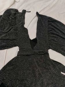 Sparkly Black Romper