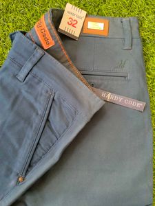 Stylish Blue Casual Trousers