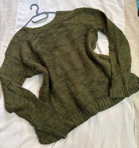 🎁Buy1 Get1 Free Olive Knitted Top H