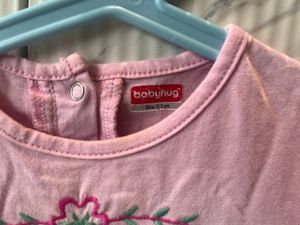 Cute Pink Embroidered Top