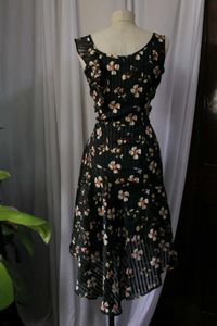 Floral Asymmetric Dress