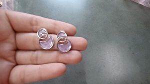 Daisy Drop Earrings + Free Purple Earings