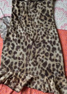 ZARA ANIMAL PRINT DRESS IN M SIZE